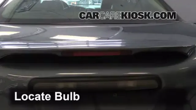 2007 Pontiac Grand Prix 3.8L V6 Luces Luz de freno central (reemplazar foco)